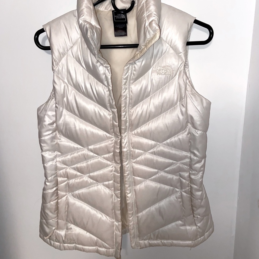 White North Face Vest